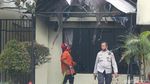 Suasana Terkini Polsek Ciracas Pascapenyerangan