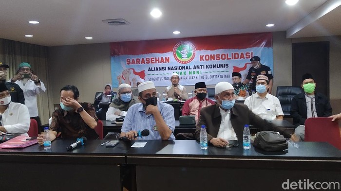 Aliansi Nasional Anti Komunis (ANAK) NKRI (Wilda Hayatun Nufus/detikcom).