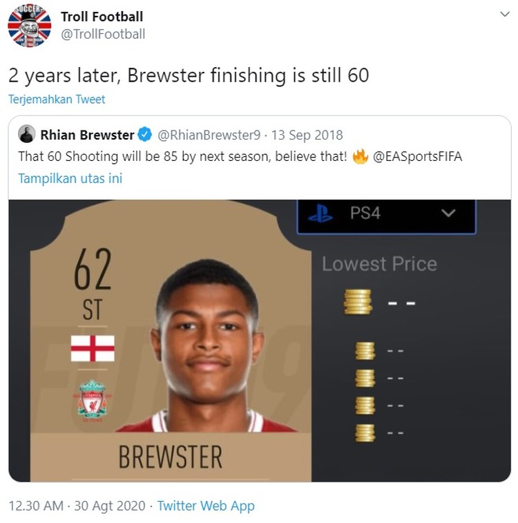 Meme Liverpool Gagal Juara, Arsenal Kembali Angkat Trofi