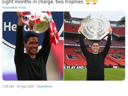 Meme Liverpool Gagal Juara, Arsenal Kembali Angkat Trofi