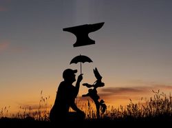 Foto Siluet Super Keren dan Kreatif Hanya Bermodal Kardus