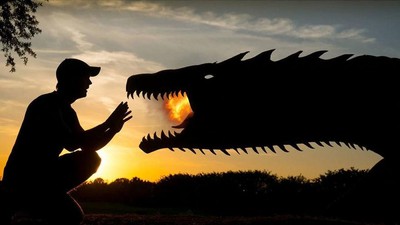 Foto Siluet Super Keren dan Kreatif Hanya Bermodal Kardus