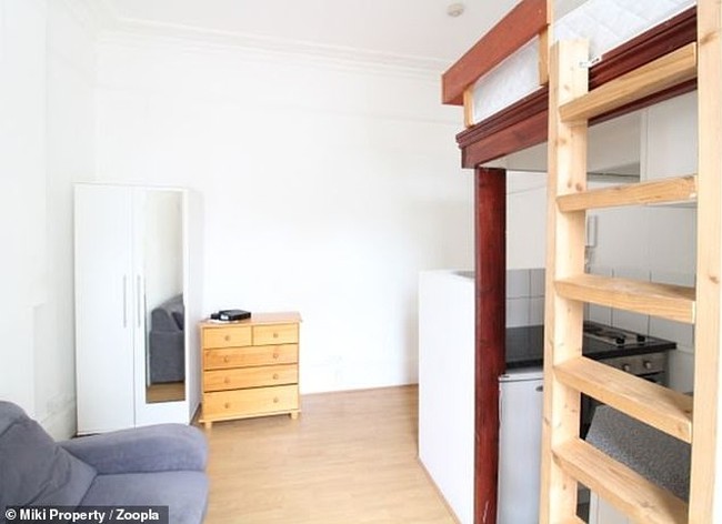 Sebuah apartemen di London ini disewakan dengan harga Rp 14 juta setiap bulannya. Jika melihat dari fasilitas yang ditawarkan, apartemen ini sebenarnya cukup lengkap. Foto: Zoopla