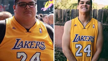 Permainan terkakhir almarhum Kobe, menginspirasi ku untuk berlatih dan menurunkan 77 kg Foto: Boredpanda