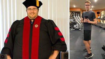 3 tahun. 204 kg sampai jadi 63 kg Foto: Boredpanda