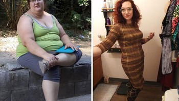 Kemajuan penurunan berat badanku dalam waktu 3 tahun Foto: Boredpanda