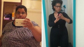 Lebih dari 250 pound (113,3kg) hilang dengan diet, latihan dan berhenti berpikir negatif diri di kepala saya Foto: Boredpanda