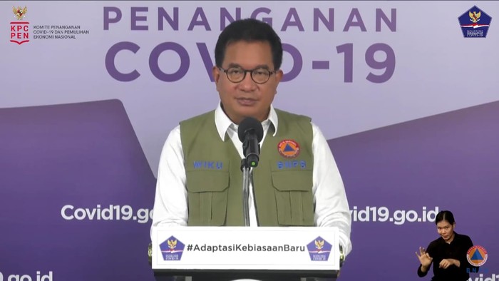 Juru bicara Satgas Penanganan COVID-19, Wiku Adisasmito (YouTube BNPB)