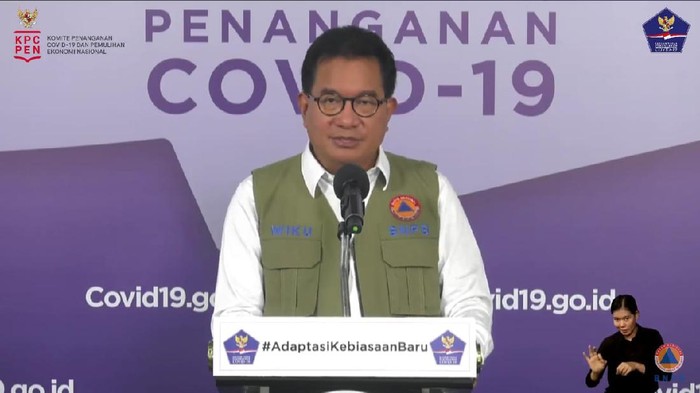 Juru bicara Satgas Penanganan COVID-19, Wiku Adisasmito (YouTube BNPB)