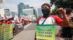 Petani Sumut Kembali Demo, Kini Bawa Bendera 100 Meter