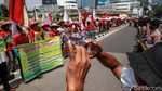 Petani Sumut Kembali Demo, Kini Bawa Bendera 100 Meter