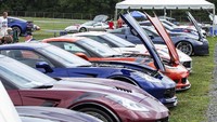 Para pemilik mobil sport Amerika berkumpul dalam acara tahunan pada Minggu waktu setempat. Vicki Vellios Briner/The Patriot-News via AP.