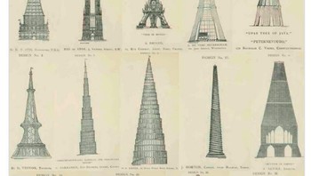 Kebayang tidak kalau Menara Eiffel punya desain yang berbeda? Foto: weird_hist via Bored Panda