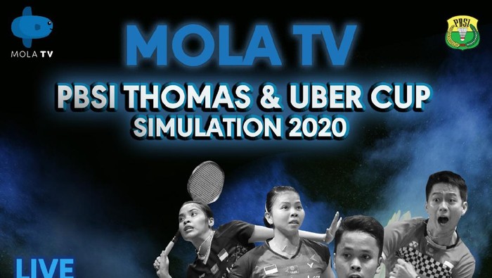 MolaTV PBSI Thomas & Uber Cup Simulation
