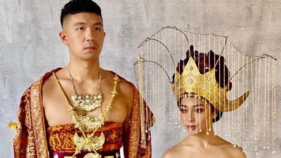 7 Potret Cantiknya Nikita Willy saat Prewedding Pakai Adat Minang & Lampung