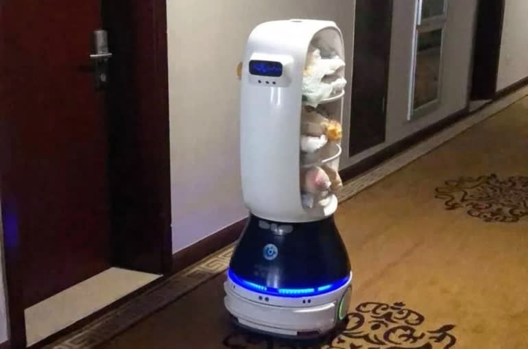 Robot Pelayan Restoran Solusi Efektif Pandemi Corona