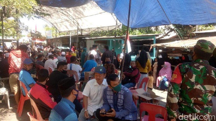 Rumah duka Anjas yang tewas tertembak saat tembakan peringatan polisi (dok. detikcom).