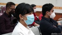 Vanessa Angel terancam hukuman penjara selama 5 tahun. Pool/Palevi S/detikFoto.