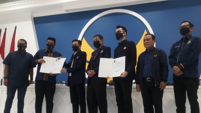 Bobby terima rekomendasi dari NasDem (Datuk Haris-detikcom)