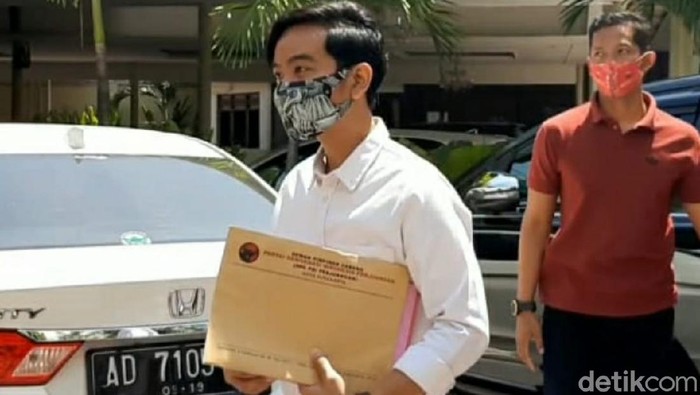 Gibran Rakabuming Raka di Solo, Selasa (1/9/2020).