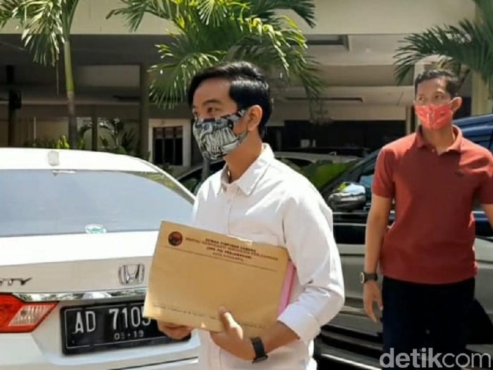 Gibran Rakabuming Raka di Solo, Selasa (1/9/2020).