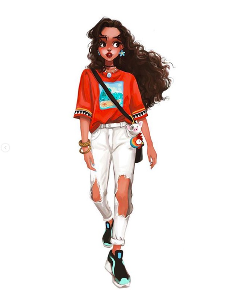 instagram felice.xu disney casual