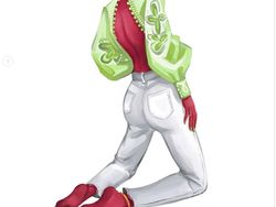 Ilustrasi Putri Disney Bergaya Casual Nan Seksi