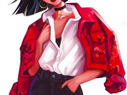 Ilustrasi Putri Disney Bergaya Casual Nan Seksi