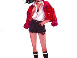 Ilustrasi Putri Disney Bergaya Casual Nan Seksi