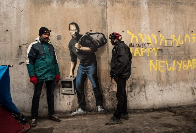 Kapal penyelamat imigran Banksy