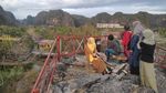 Foto: Pemandangan Ciamik di Kafe Puncak Ramang-Ramang Maros