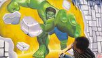 Foto: Lukisan 3D Keren di Balik Tembok Warga Magelang