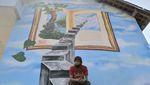 Foto: Lukisan 3D Keren di Balik Tembok Warga Magelang