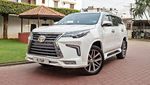 Penampakan Fortuner yang Dimodifikasi Semirip Mobil Lexus Prabowo