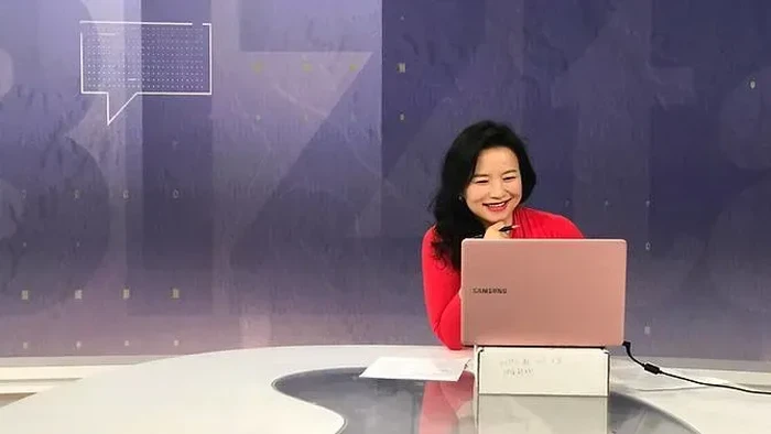 Penyiar CGTN, Cheng Li (Twitter)