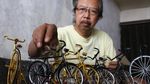 Perajin Miniatur Sepeda Sasar Pasar Daring