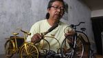 Perajin Miniatur Sepeda Sasar Pasar Daring
