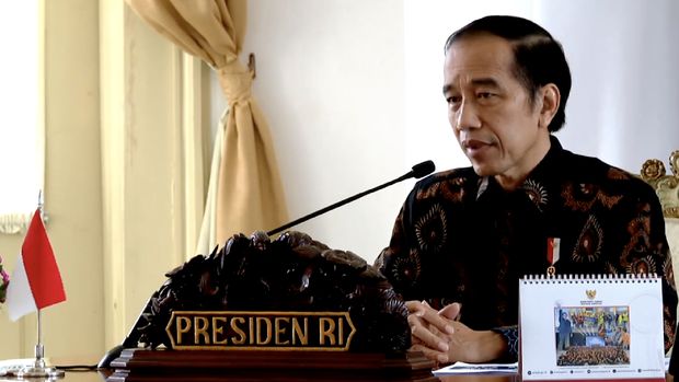 Presiden RI Jokowi Memberi Pengarahan Kepada Para Gubernur, Istana Bogor, 1 September 2020 (Tangkapan Layar Youtube BPMI 2020)