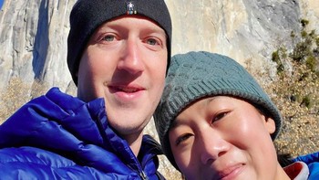 Sedangkan Zuckerberg dan istri memilih gaya biasa-biasa saja. Foto: Instagram