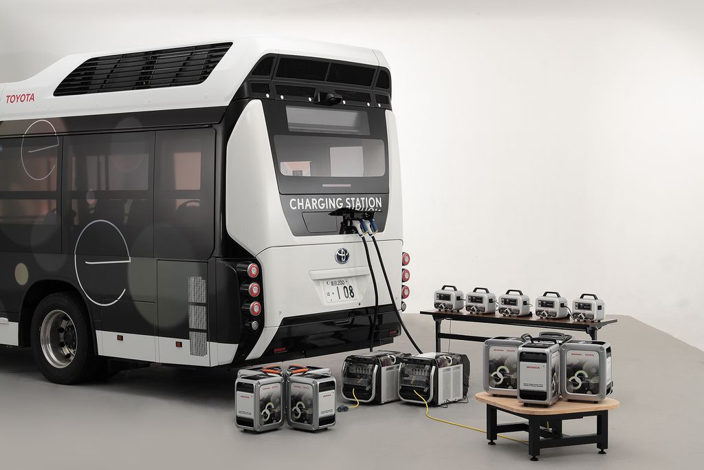 Toyota-Honda Kolaborasi Bikin Genset dari Bus Hidrogen