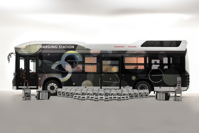 Toyota-Honda Kolaborasi Bikin Genset dari Bus Hidrogen