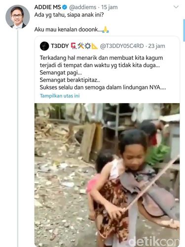 Video Remaja 13 Tahun Lihai Memainkan Biola Sambil Gendong Anak Kecil