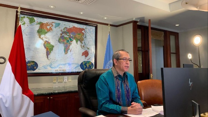 Watap RI untuk PBB Dian Triansyah Djani (Dok. Indonesian Mission UN @indonesiaunny).