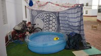 Suhu di Sevilla pada musim panas sering mencapai 40 C (104 F) atau bahkan lebih tinggi lagi.  