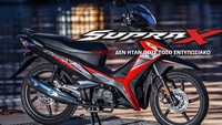 Di Yunani, Honda Supra X 125 dibanderol sekitar 2.800 Euro atau setara Rp 48,6 juta. Foto: Honda Yunani