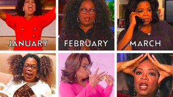 Oprah Winfrey paling ekspresif ya kalau melihat meme yang satu ini, haha. Foto: @oprahmagazine via Oprah Magazine