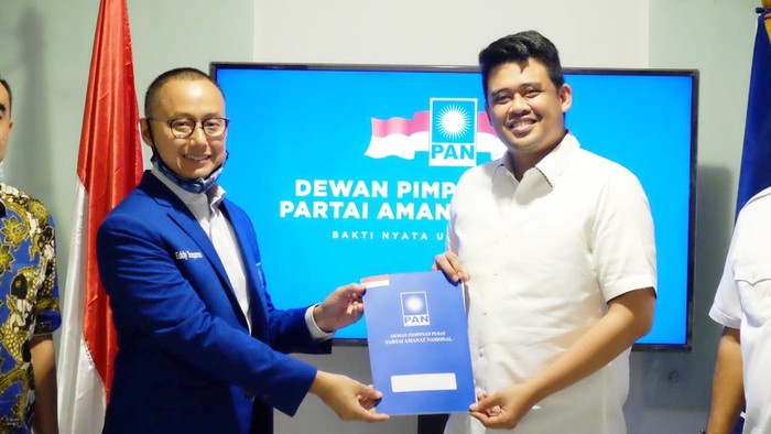 PAN serahkan dukungan ke Bobby Nasution (dok. Istimewa)