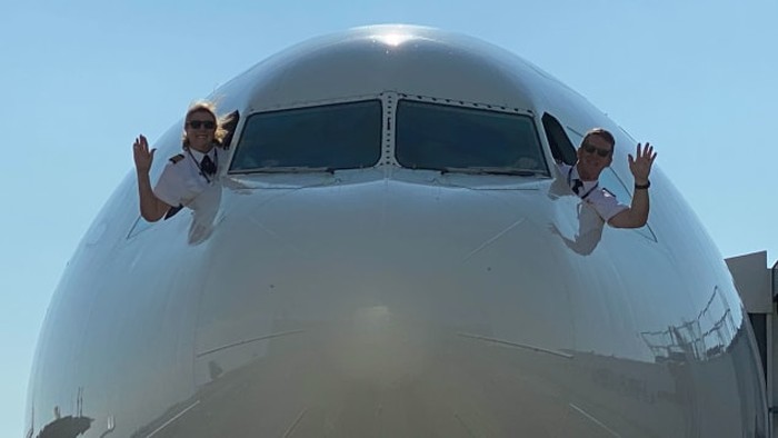 Pasangan pilot Joe dan Margrit Fahan