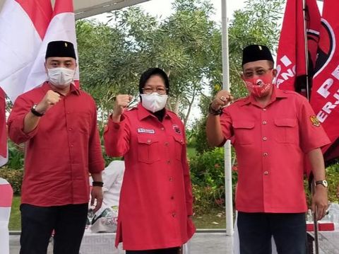 Risma Langsung Ikut Deklarasi Eri-Armuji