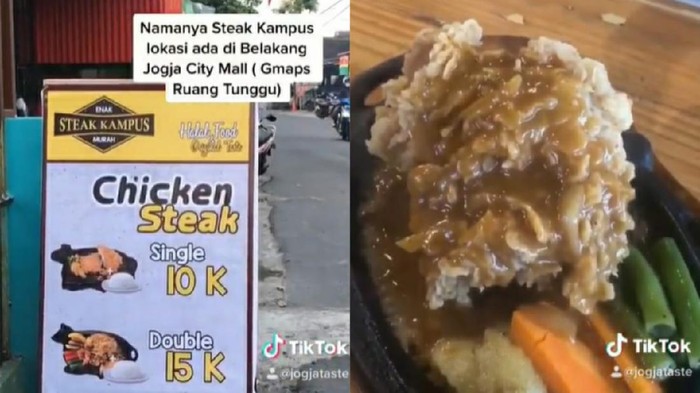steak sepuluh ribuan Steak Viral di Yogyakarta Rp 10 Ribuan